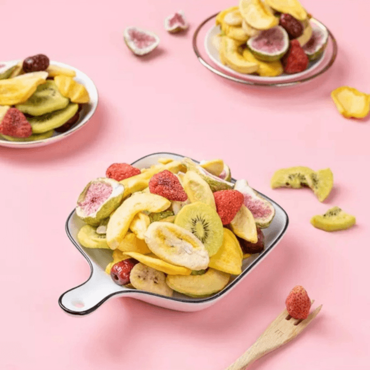 Alternative view of [hủ 200g/zip 300g] Mix Trái Cây Sấy Giòn Thăng Hoa Nhiệt Đới - Pumi Foods