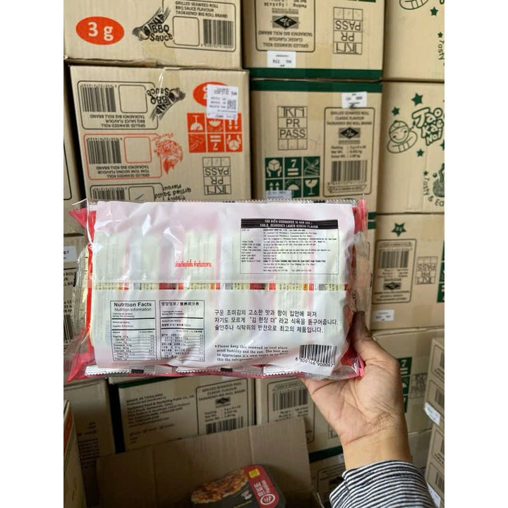 Alternative view of 5 Lốc( 15 Gói) Rong Biển Hàn Quốc Vị Kim Chi Godbawee Hàn Quốc -gdn