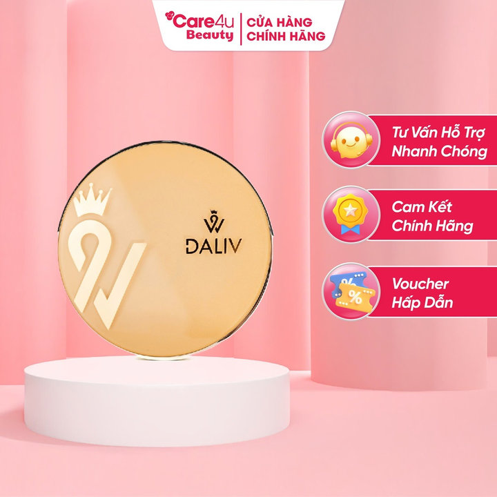 Alternative view of [ Tặng Xịt Khoáng 150 Ml ] Hộp Phấn Phủ Siêu Mịn Kiềm Dầu 20g Daliv