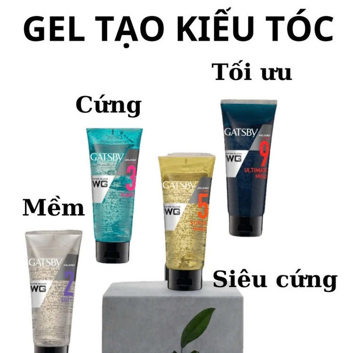 Gel Vuốt Tóc Gatsby Water Gloss Gel Giúp Cứng Tóc, Dễ Dàng Tạo Kiểu 170g -gdn