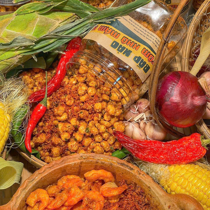 Bắp Xào Tôm Khô Mắm Kẹo – Ăn Là Nhớ Cả Tuổi Thơ 300g - Winnie House