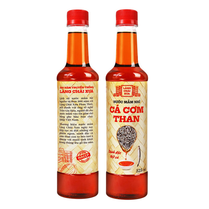 Alternative view of [combo 3 Chai - 3 Vị] Nước Mắm Nhỉ Cá Cơm Than, Tôm Biển, Cá Cơm Ruột Đỏ 525ml/chai Nhựa - Làng Chài Xưa