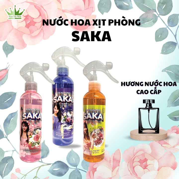 Chai Xịt Phòng Saka 350ml - Sahaka
