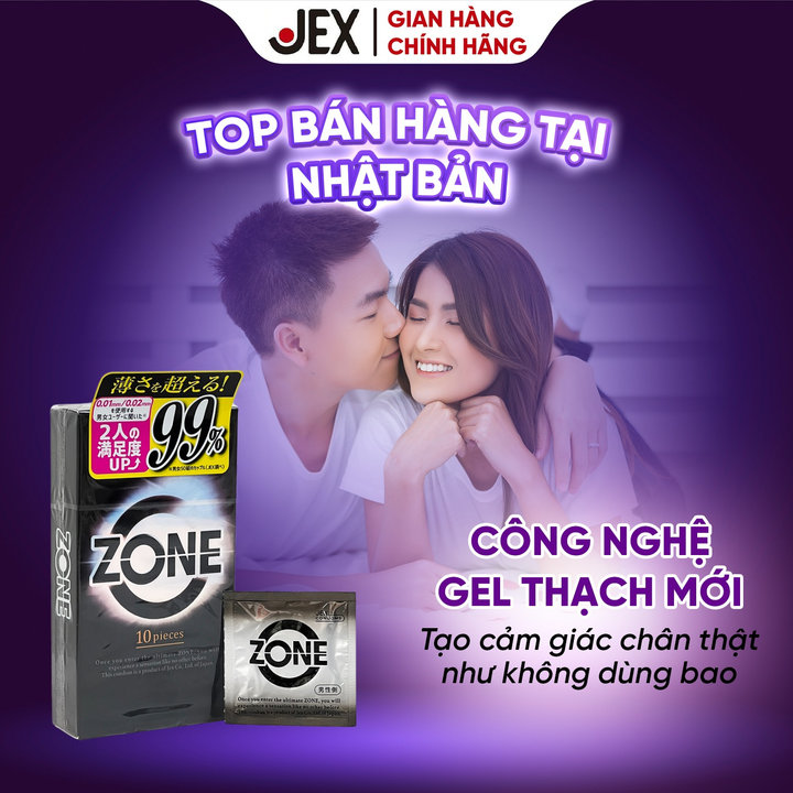 Alternative view of Bao Cao Su Jex- Zone 10p Hộp 10 Bao
