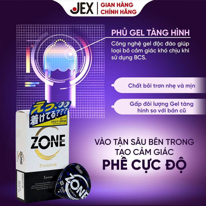 Alternative view of Bao Cao Su Jex - Zone Premium 5p Hộp 5 Bao