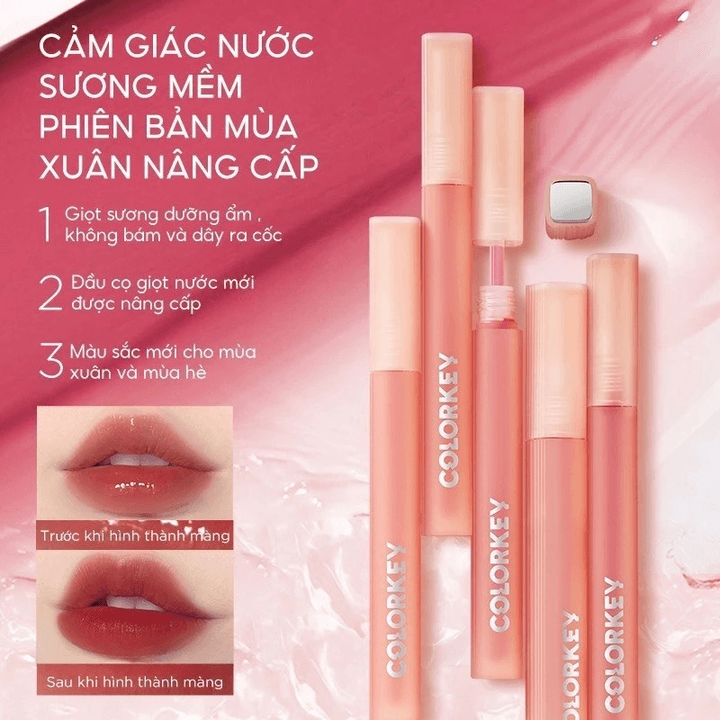 Alternative view of Son Kem Lì Siêu Mịn Môi Colorkey Soft Matte Water Tint 1.8g