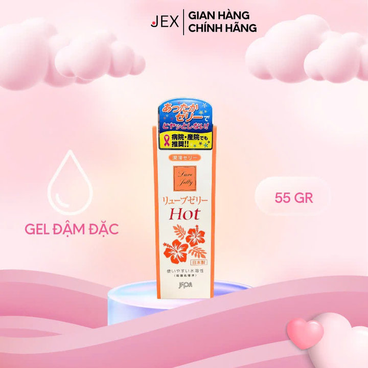 Luve Jelly Hot - Gel Bôi Trơn Tuýp 55g