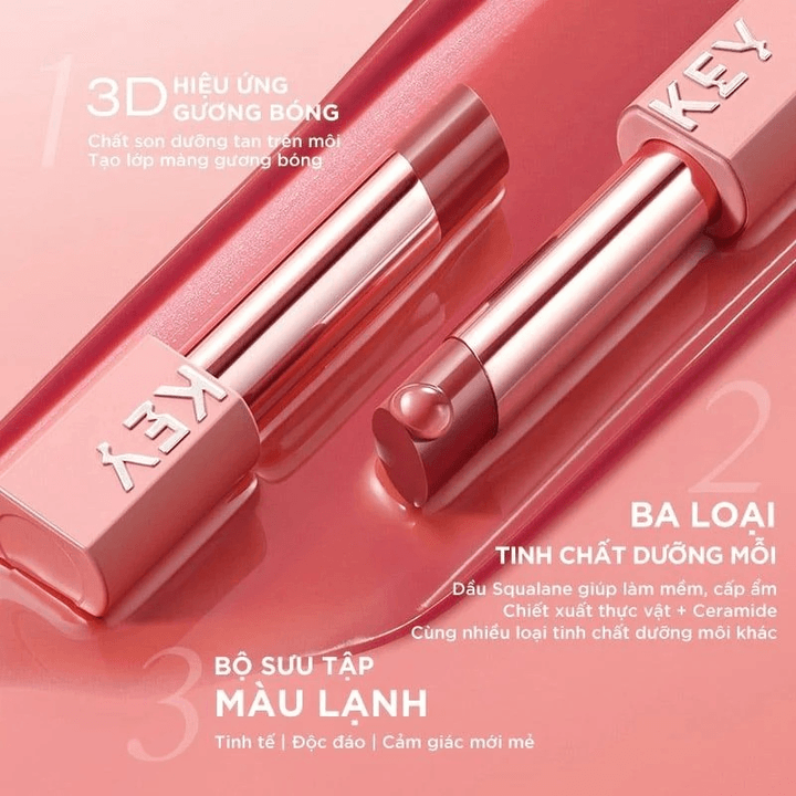 Alternative view of Son Thỏi Có Màu Dưỡng Ẩm, Căng Bóng Môi Colorkey Juicy Glow Lipstick