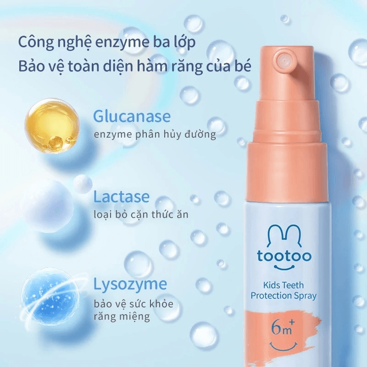 Alternative view of Xịt Bảo Vệ Răng Miệng Tootoo Hương Nho 20ml Cho Trẻ Từ 6 Tháng Tuổi