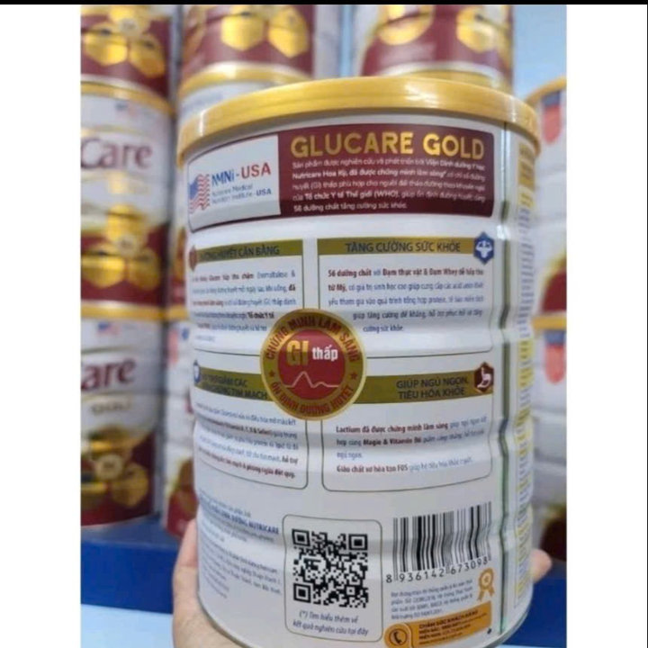 Alternative view of Sữa Glucare Gold 850g Dành Cho Người Tiểu Đường Hộp 850g - Nutricare