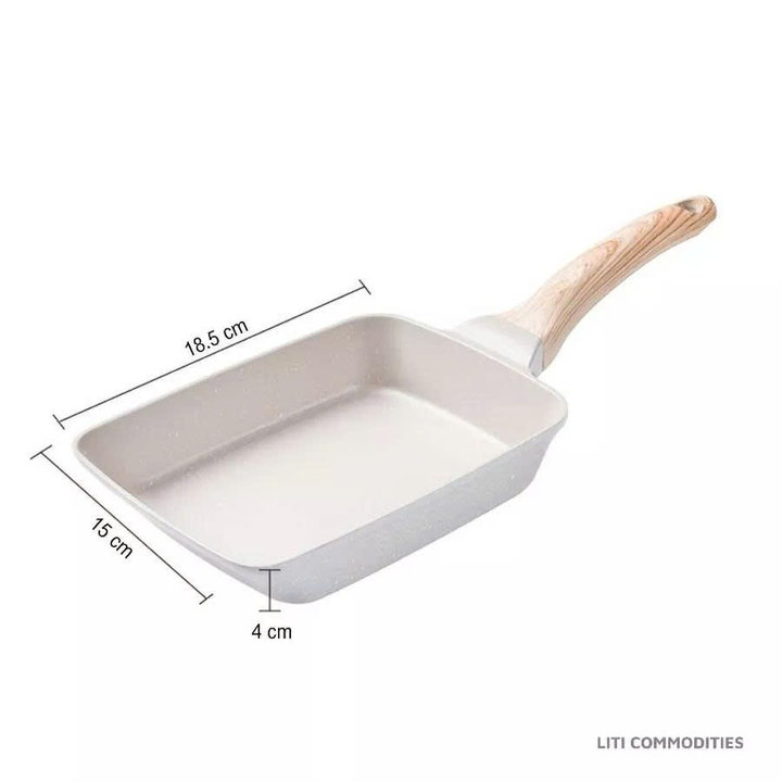 Alternative view of Chảo Vuông Chống Dính Đáy Từ Chiên Trứng Cuộn 18cm - Gdn