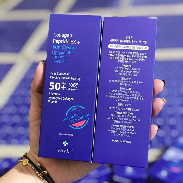 Alternative view of Kem Chống Nắng Collagen Peptide Ex Sun Cream 60ml - Hàn Quốc