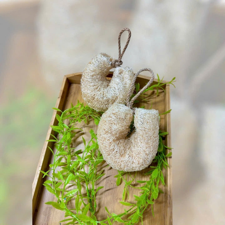 Alternative view of Bông Tắm Xơ Mướp Nguyên Quả Không Tẩy Trắng,tạo Bọt Mịn Massage Tẩy Tế Bào Chết - Kb