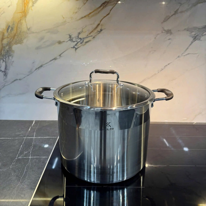 Nồi Luộc Gà Kailer Kl 21111 Size 30cm Nồi Inox 304 Dung Tích 16l Hàng 5 Đáy Bảo Hành 60 Tháng