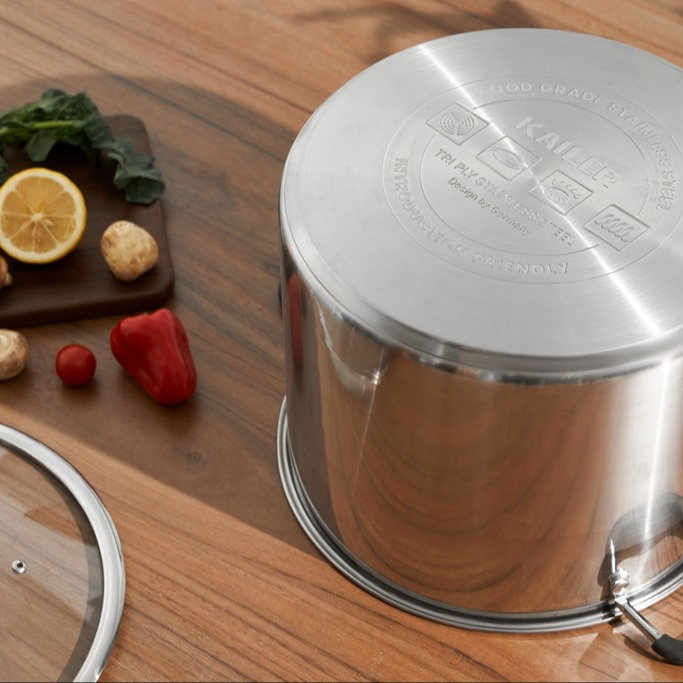 Alternative view of Nồi Luộc Gà Size 32cm Kailer Dung Tích 19l Chất Liệu Inox 304 Nồi Luộc Gà Cánh Tiên _ Bảo Hành 60 Tháng