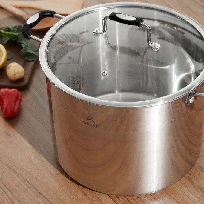 Nồi Luộc Gà Size 32cm Kailer Dung Tích 19l Chất Liệu Inox 304 Nồi Luộc Gà Cánh Tiên _ Bảo Hành 60 Tháng
