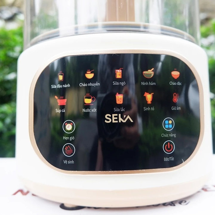 Alternative view of Máy Làm Sữa Hạt Seka Chống Ồn 9 Chức Năng Nấu Chuyên Sâu Lưỡi Dao 12 Cánh Điều Khiển Cảm Ứng - Bảo Hành 12 Tháng