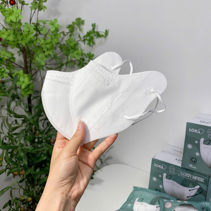 Alternative view of Hộp 100c Khẩu Trang 9a Loka Mask Phiên Bản Mới Che Gò Má -gdn