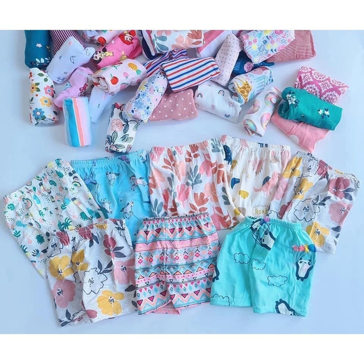 Quần Short Thun Nhiều Màu Mẫu Nhiên Bé Trai Size 1 2 3 4 5 Tuổi Từ 7-20kg Dành Cho Bé Trai