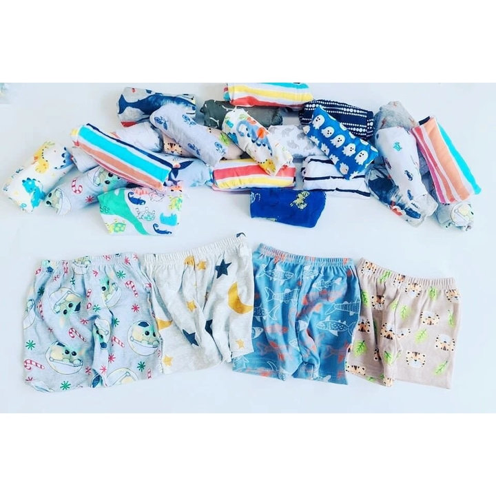 Alternative view of Quần Short Thun Nhiều Màu Mẫu Nhiên Bé Trai Size 1 2 3 4 5 Tuổi Từ 7-20kg Dành Cho Bé Trai