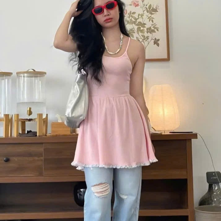 Bb - Đầm Hai Dây Dáng Ngắn Baby Dress