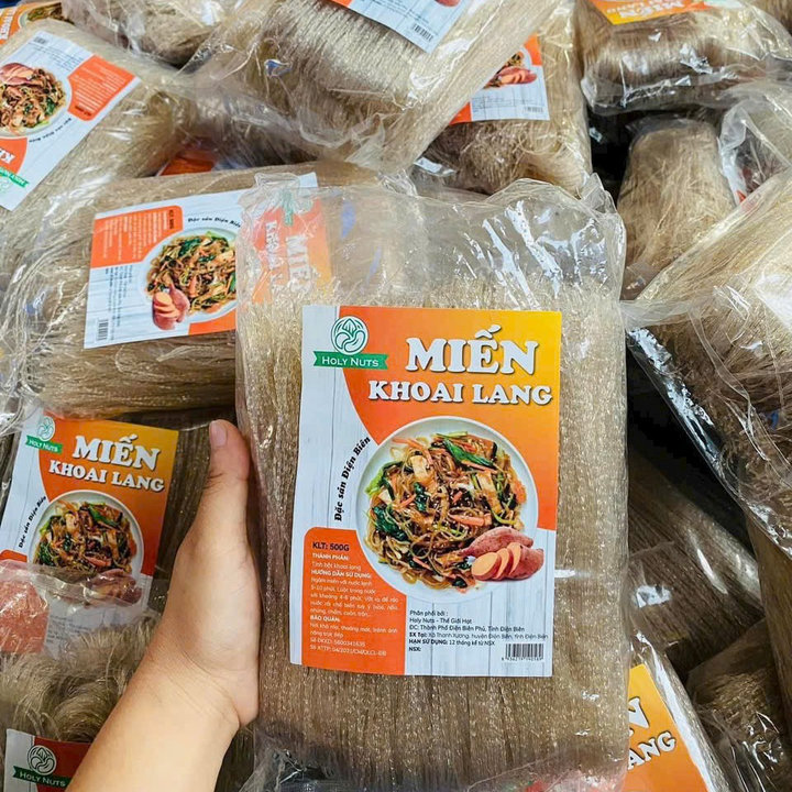 Miến Khoai Lang Nguyên Chất, Món Chuẩn Cho Người Ăn Chay Và Giảm Cân 500g - Winnie House