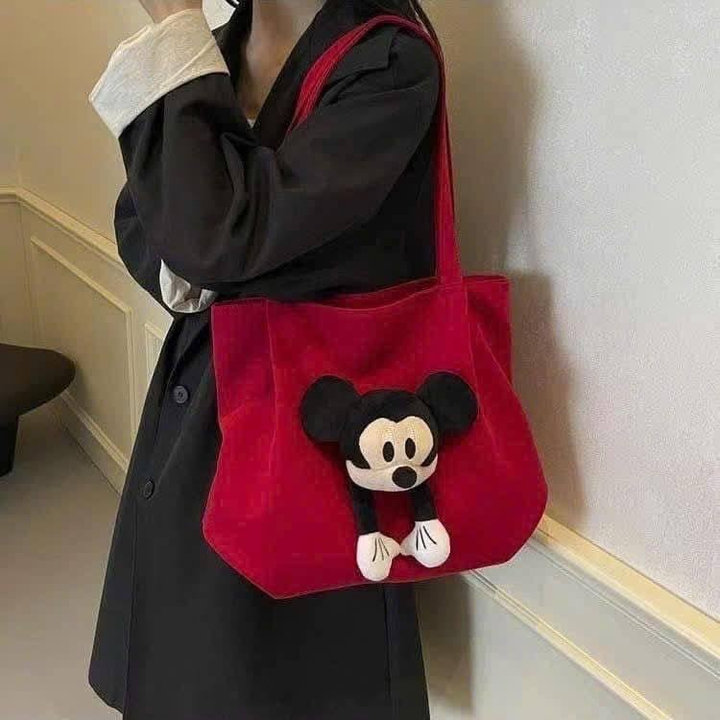 Túi Vải Mickey Siêu Xinh Đựng Nhiều Đồ