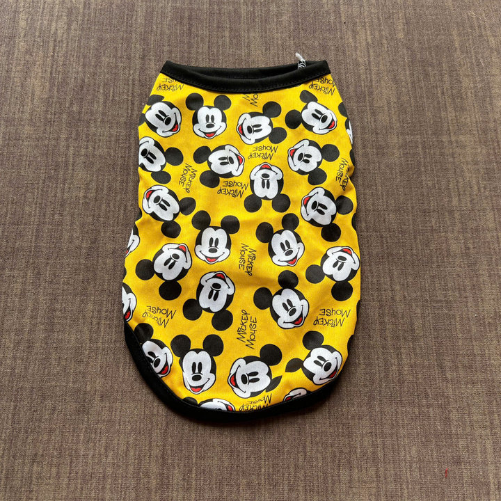 Alternative view of Áo Thun Ba Lỗ Thông Hơi Siêu Cute Mickey Từ 1-5kg Dành Cho Thú Cưng Chó Mèo