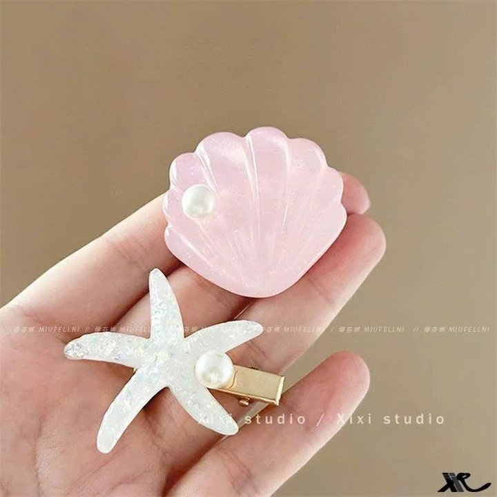 Kẹp Tóc Vỏ Sò – Phụ Kiện Đi Biển Siêu Đẹp