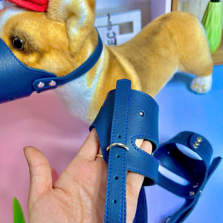 Alternative view of Rọ Mõm Da 2 Lớp Mềm Mại Dưới 35kg Không Gây Đau Cho Chó