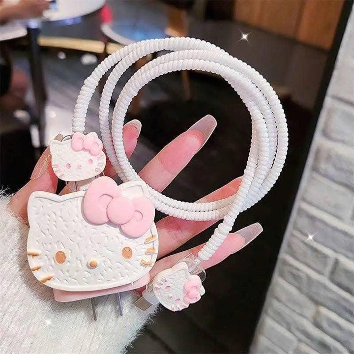 Alternative view of Bọc Bảo Vệ Sạc Điện Thoại Hello Kitty Siêu Dễ Thương