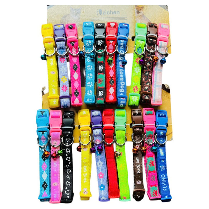 Vòng Cổ Siêu Cute Bảng Lớn 2.5cm Size 26-37cm Cho Thú Cưng Chó Mèo