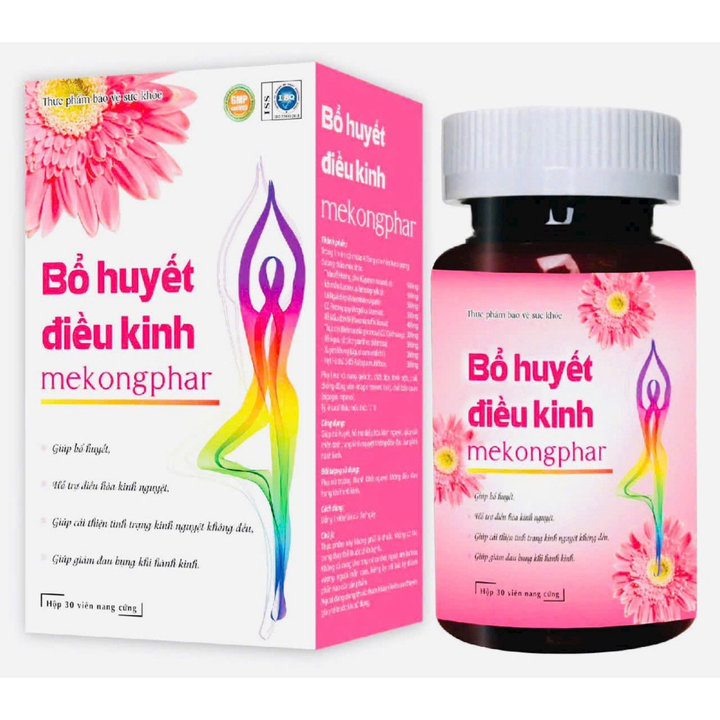 Bổ Huyết Điều Kinh Mekongphar Hộp 30 Viên - Mekong Viet Nam