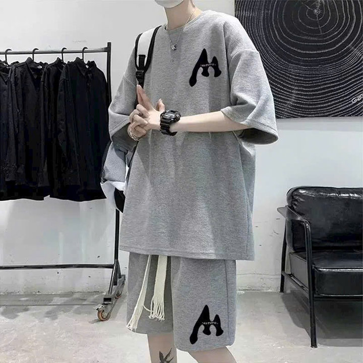 Alternative view of Đồ Bộ Nam Vải Thun Tổ Ông Mềm Mịn In Chữ M Phối Dây Bản To Tp32 - Phương Store