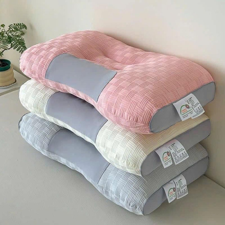 Gối Massa Siêu Êm Thoải Mái Chống Mỏi Vai Cổ