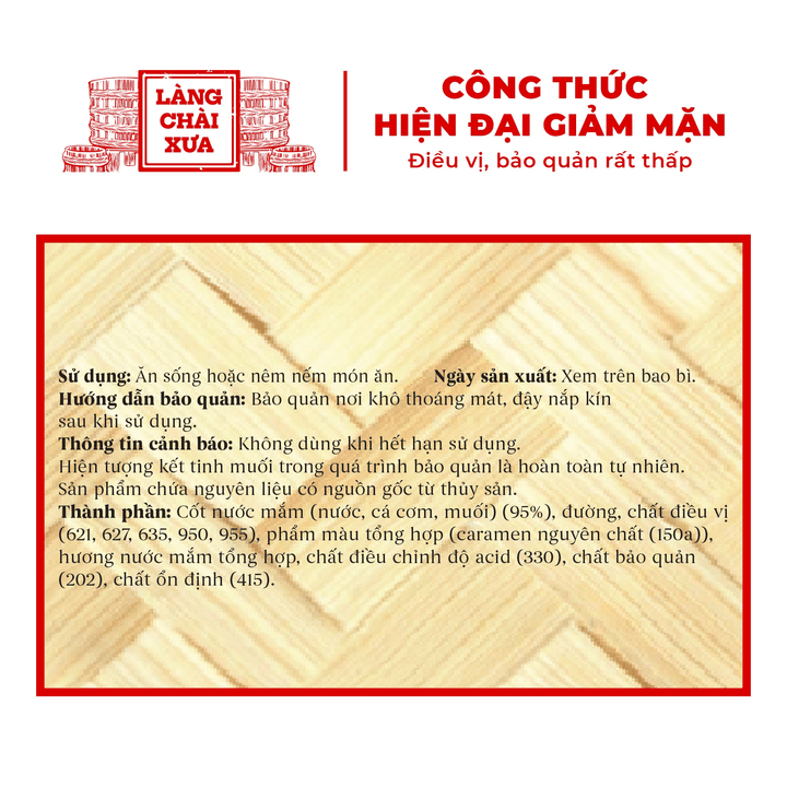 Alternative view of Nước Chấm Cá Cơm Than 1l - Làng Chài Xưa