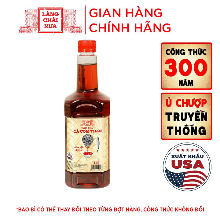 Nước Chấm Cá Cơm Than 1l - Làng Chài Xưa