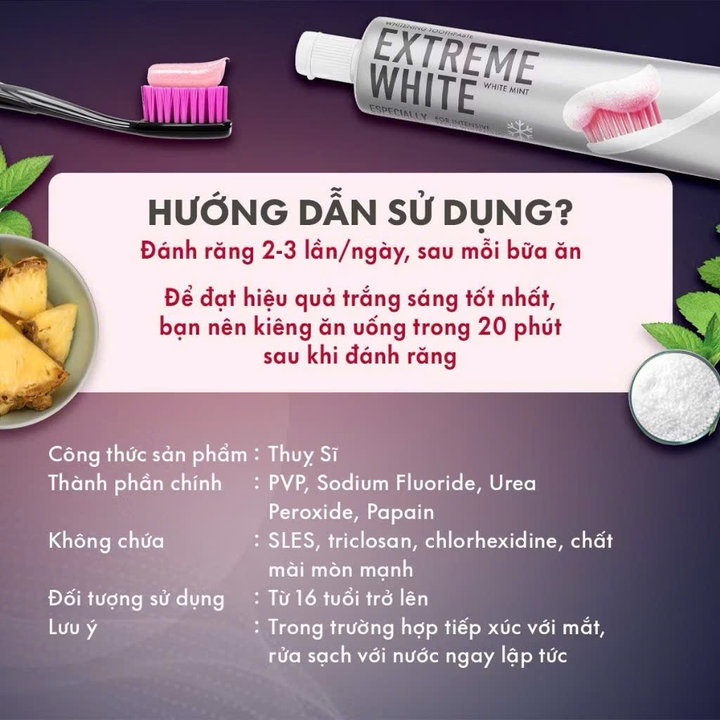Alternative view of Kem Đánh Răng Trắng Răng Splat Extreme White - Date 06/2026