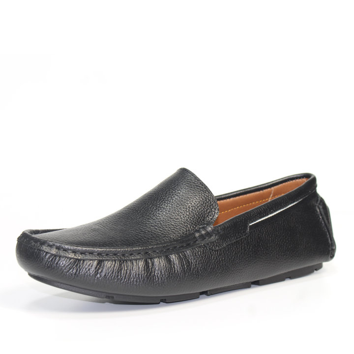 Alternative view of Giày Moca Nam Michilux Classic Moccasin Csms0 Da Bò Thật - Màu Đen