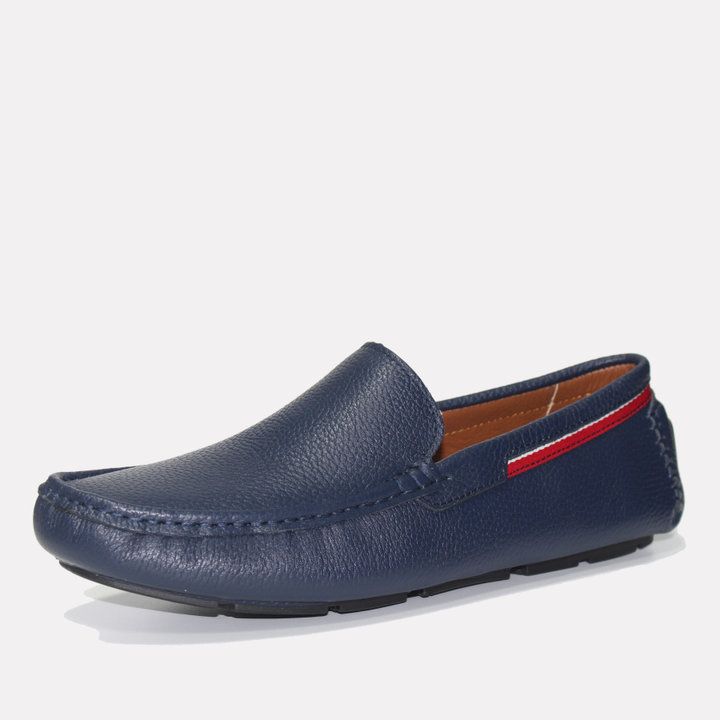 Alternative view of Giày Moca Nam Michilux Classic Moccasin Csms0 Da Bò Thật - Màu Navy