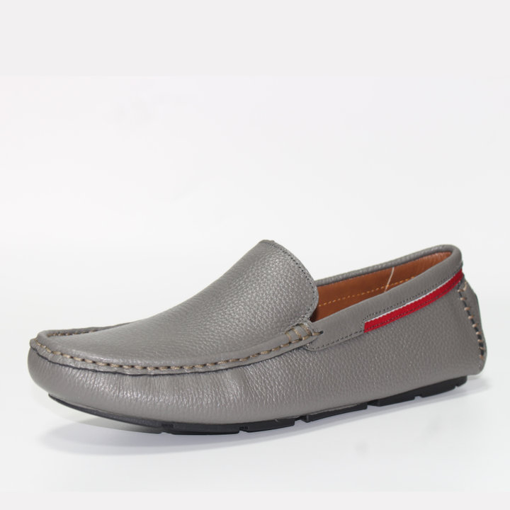 Alternative view of Giày Moca Nam Michilux Classic Moccasin Csms0 Da Bò Thật - Màu Xám
