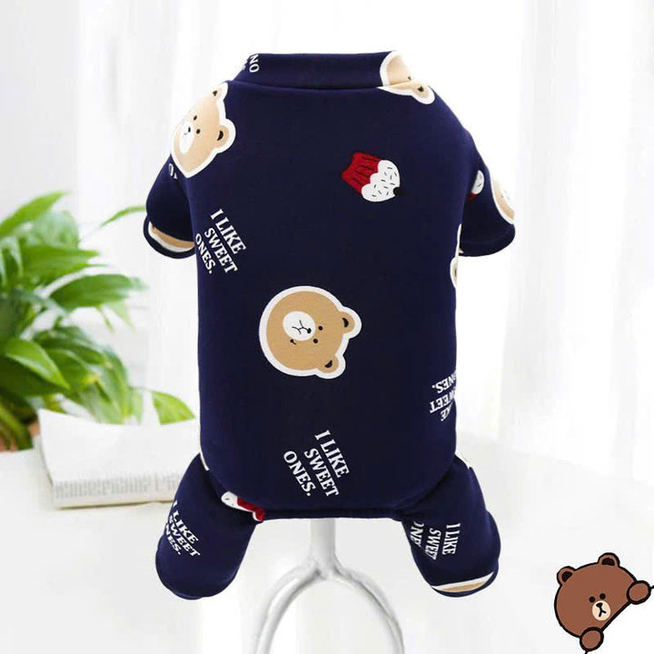 Áo Thun Nỉ Gấu Từ 1-5kg Dành Cho Thú Cưng Chó Mèo