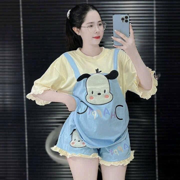 Alternative view of Set Bộ Tăm Lạnh Thêu In Hình Cute Đính Nơ Bt80hg-sam Store