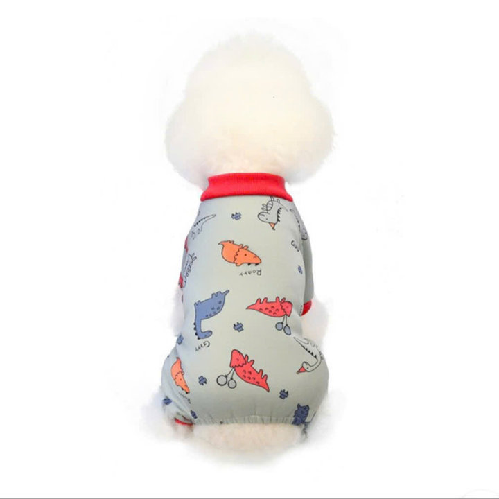 Alternative view of Áo Thun Nỉ Hoạ Tiết Khủng Long Cute Từ 1-4.5kg Dành Cho Thú Cưng Chó Mèo