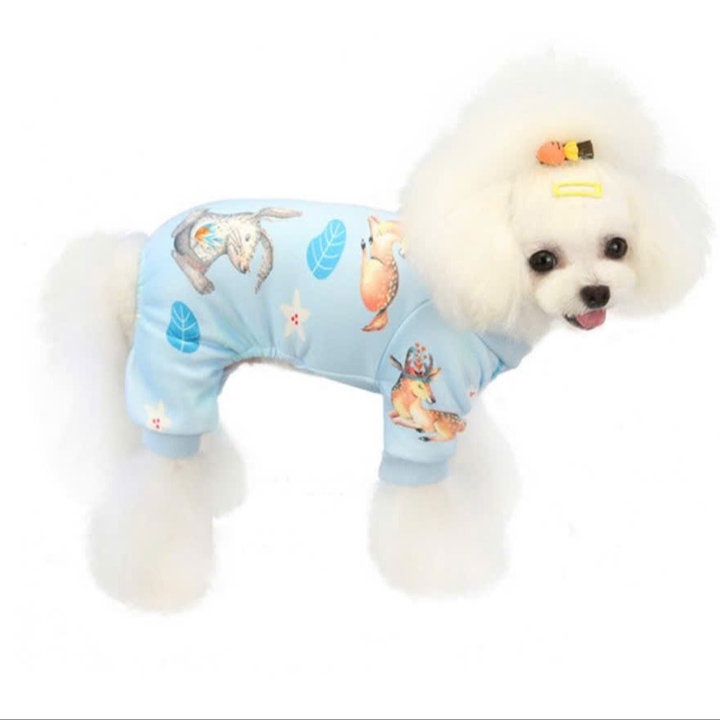 Áo Thun Nỉ Hoạ Tiết Nai Cute Từ 1-4.5kg Dành Cho Thú Cưng Chó Mèo