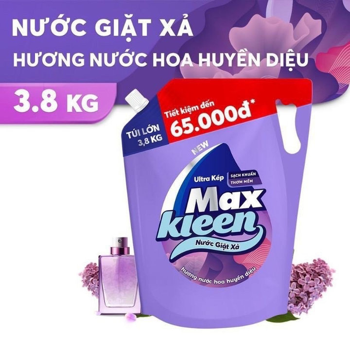 Alternative view of Nước Giặt Xả Sạch Khuẩn Maxkleen 3,8kg-maxkleen