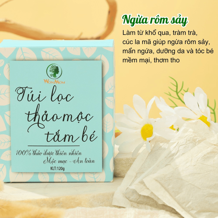 Alternative view of Túi Lọc Dược Liệu Tắm Bé Wonmom 120g