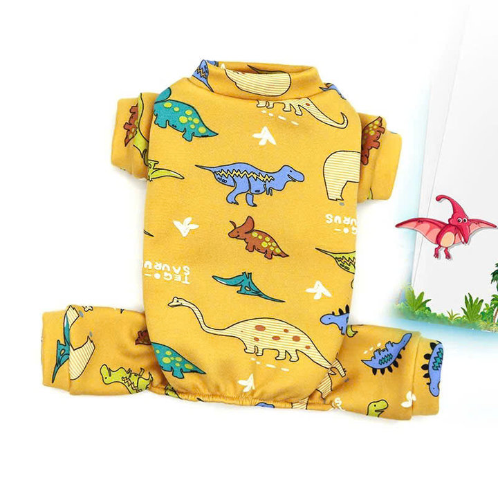 Áo Thun Nỉ Khủng Long Dễ Thương Từ 1-5kg Dành Cho Thú Cưng Chó Mèo