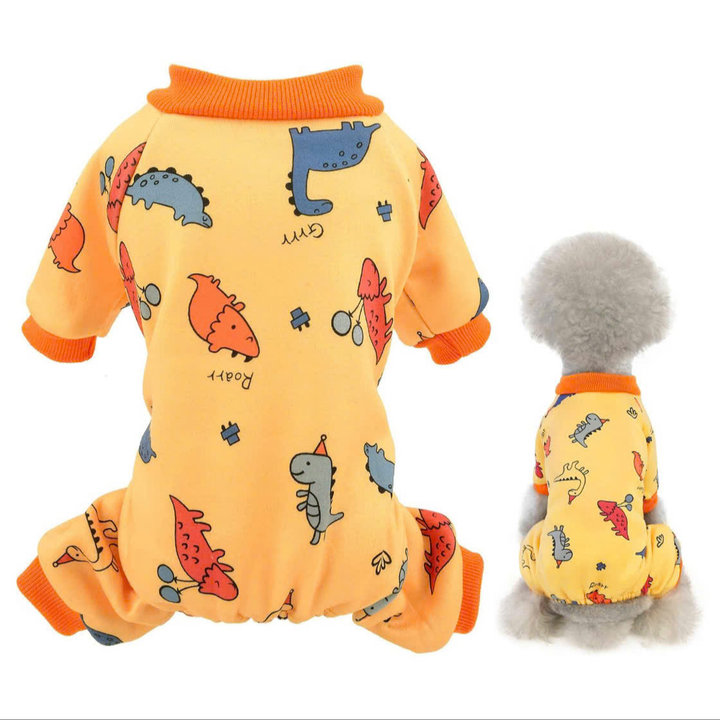 Áo Thun Nỉ Khủng Long Xinh Từ 1-4.5kg Dành Cho Thú Cưng Chó Mèo