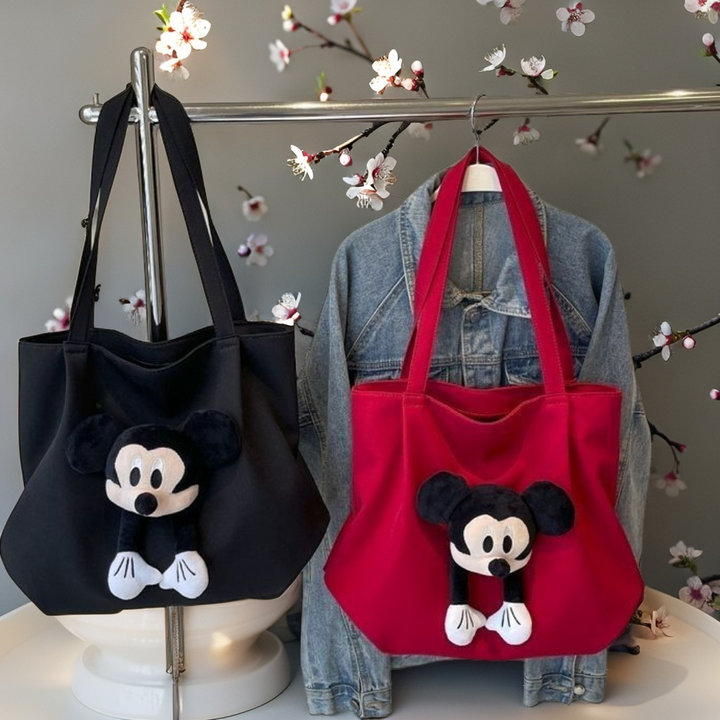 Túi Vải Canvas Mickey Cực Chất Cho Nàng Sành Điệu Pp821 - Pipi Store